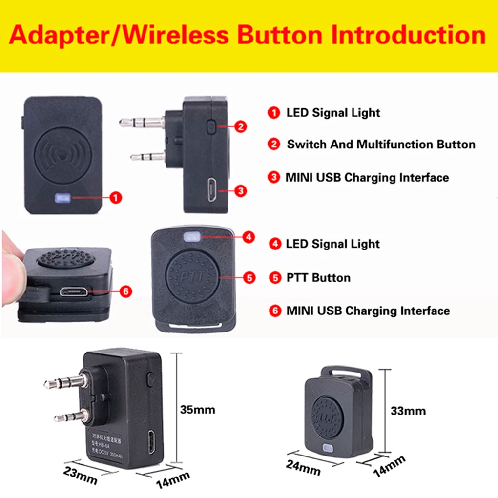 Walkie Talkie Wireless Headset - огляд і ціна Bluetooth Headset On Ear